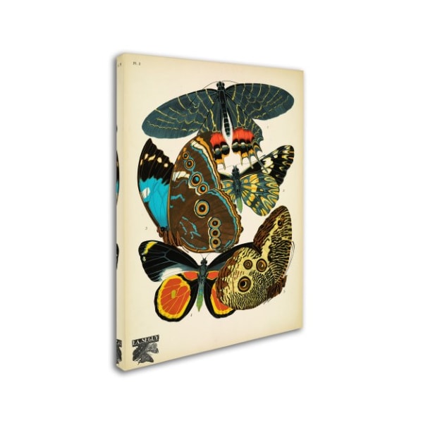 Vintage Apple Collection 'Papillons 2' Canvas Art,24x32